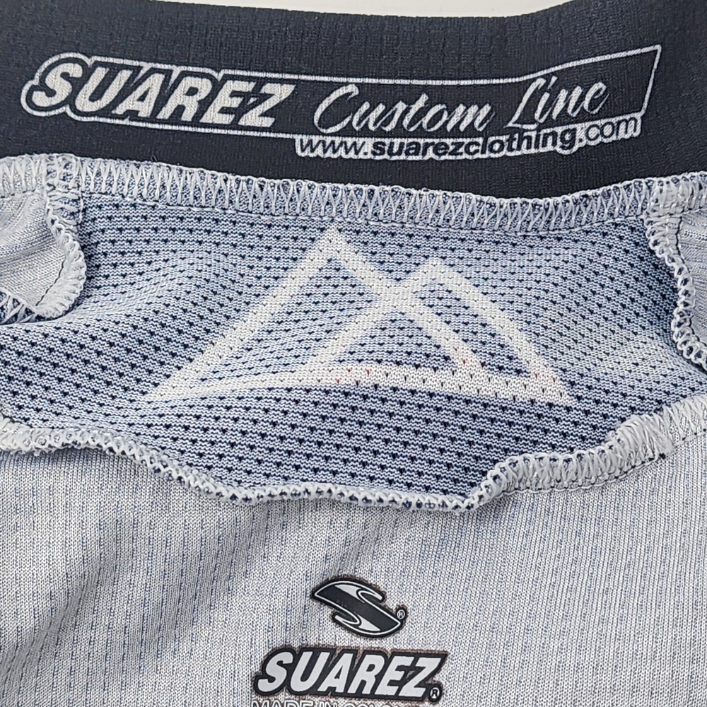 Suarez Incycle Cycling Jersey Men's Small Black and Red Full Zip EUC - Picture 7 of 10